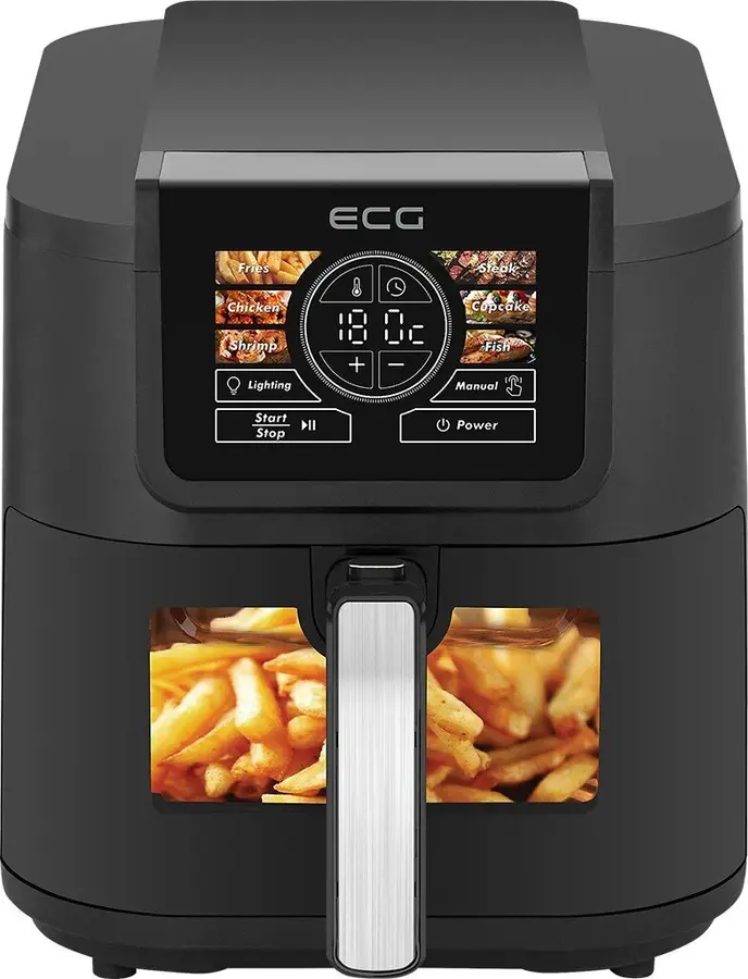 Karšto oro gruzdintuvė ECG AF 8020 Ai Slim Fry, 8 l