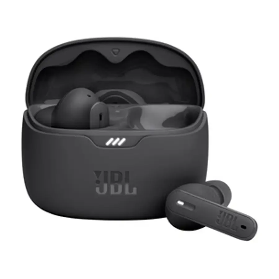 JBL Tune Beam, aktyvus triukšmo slopinimas, juodos - Belaidės ausinės
