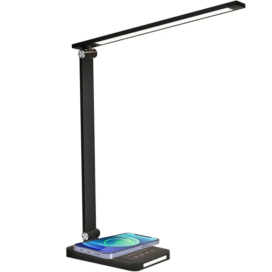 Stalinis LED šviestuvas G.LUX GD-SIMO-T 6W 3000-6500K 500lm USB telefono krovimas, juodas