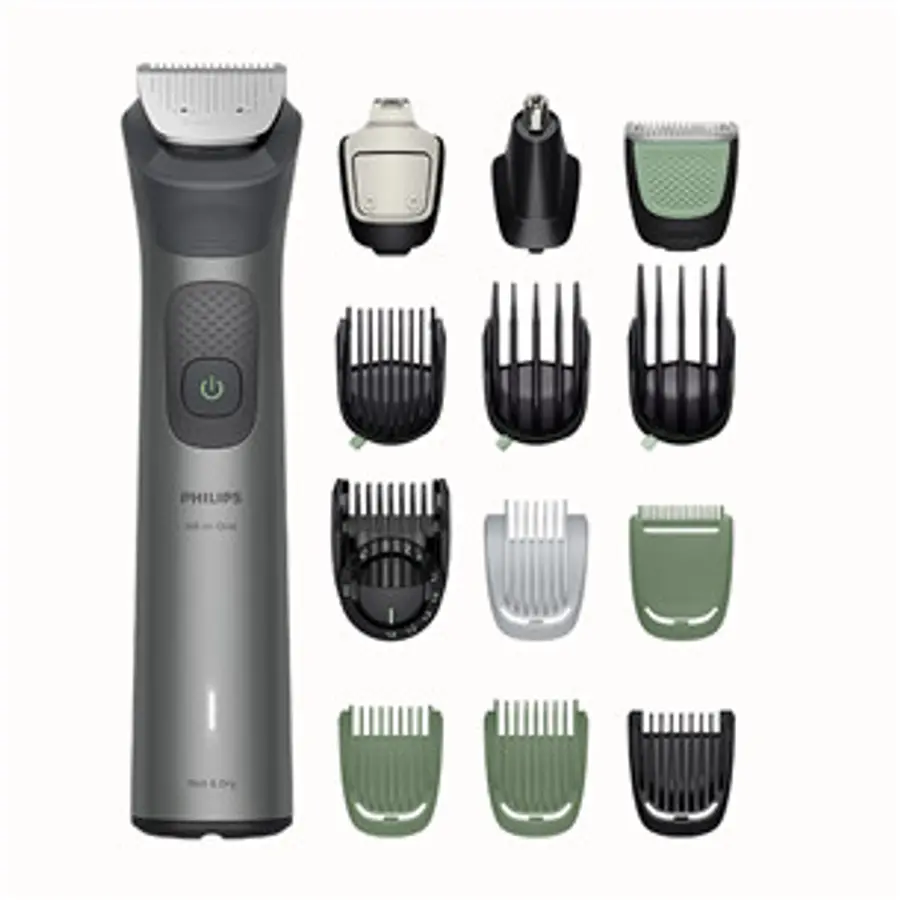 Philips All-in-One Trimmer Series 7000 Series, 15-in-1, tamsiai pilka - Plaukų kirpimo mašinėlė