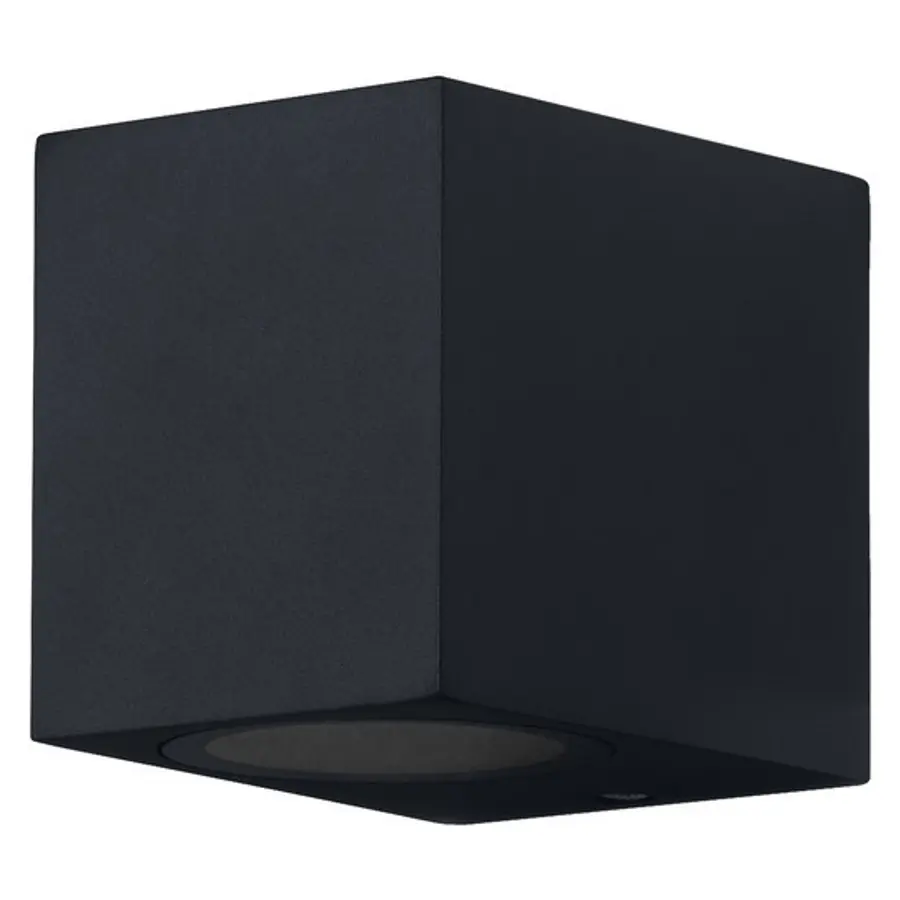 Sieninis lauko šviestuvas OSRAM Endura Square, IP44, GU10, max 35W, juodos sp., h9,2 cm