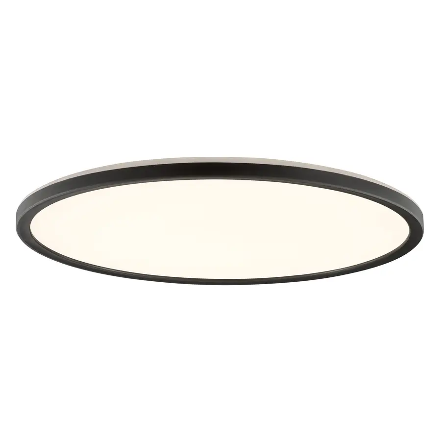 Lubinis LED šviestuvas BRILLIANT AVOLA, 22 W, 4000 K, 3000 lm, juodos sp, Ø 42 x 2,9 cm