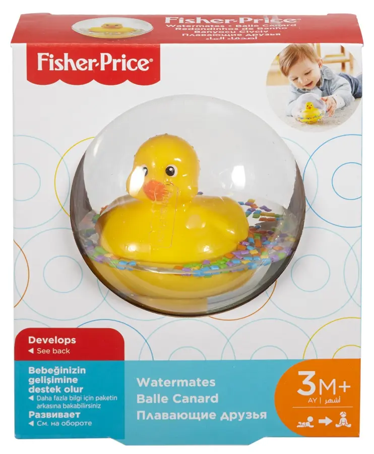 FISHER-PRICE žaislas Ančiukas burbule, 75676
