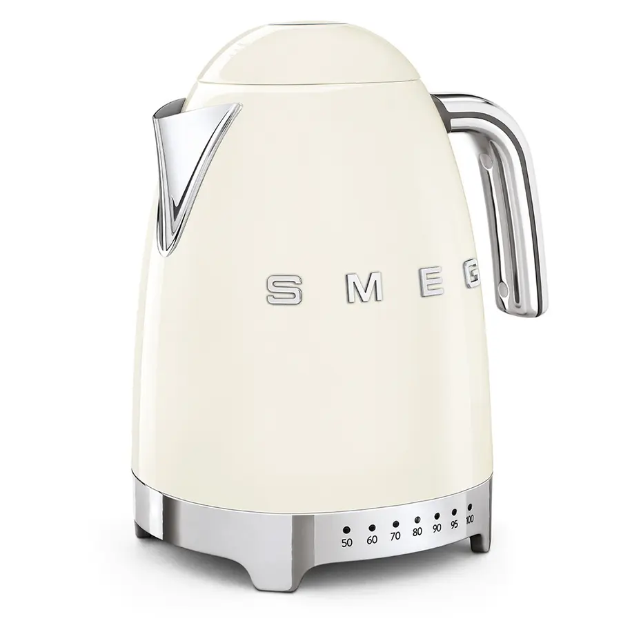 Elektrinis, nerūdijančio plieno virdulys SMEG KLF04CREU, 1,7 l, kreminė sp.