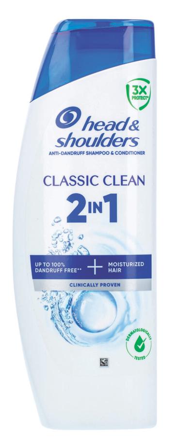 HEAD & SHOULDERS Classic Clean 2in1 šampūnas - 5,49 €