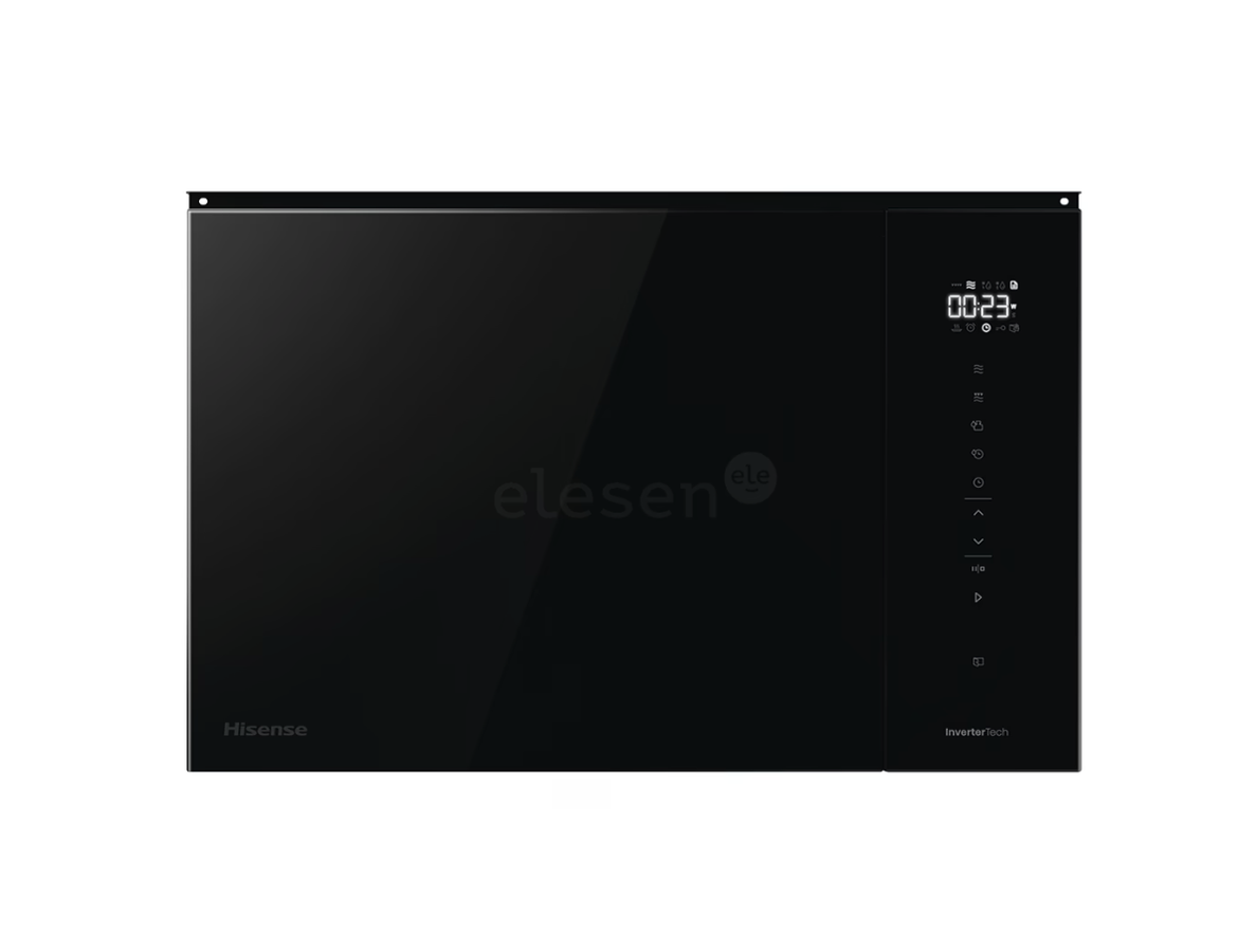 Hisense, 25 L, 1450 W, juoda - Įmontuojama mikrobangų krosnelė su griliu