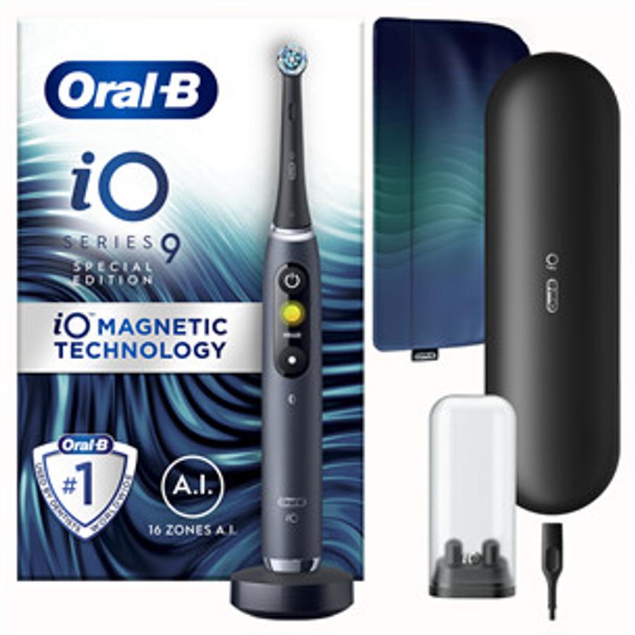 Braun Oral-B iO9 Black Special Edition, juodas - Elektrinis dantų šepetėlis