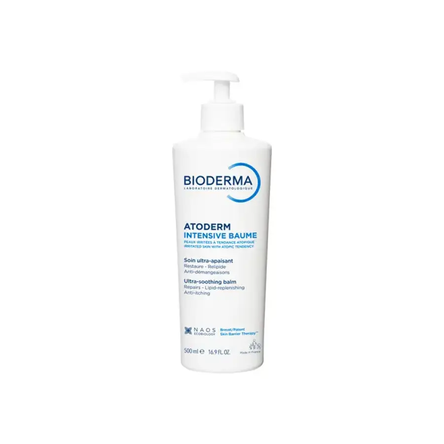 BIODERMA kremas emolientas sudirgusiai, atopiškai odai ATODERM INTENSIVE BAUME, 500 ml