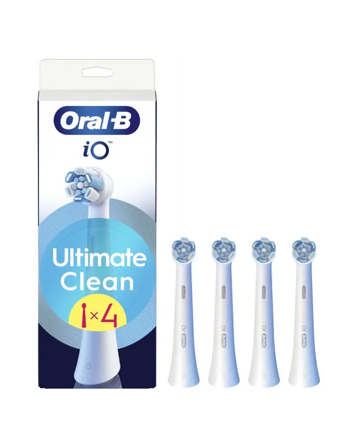 Standartinės dantų šepetėlio galvutės Oral-B iO RB CWF-4 Ultimate Clean White, 4 vnt.